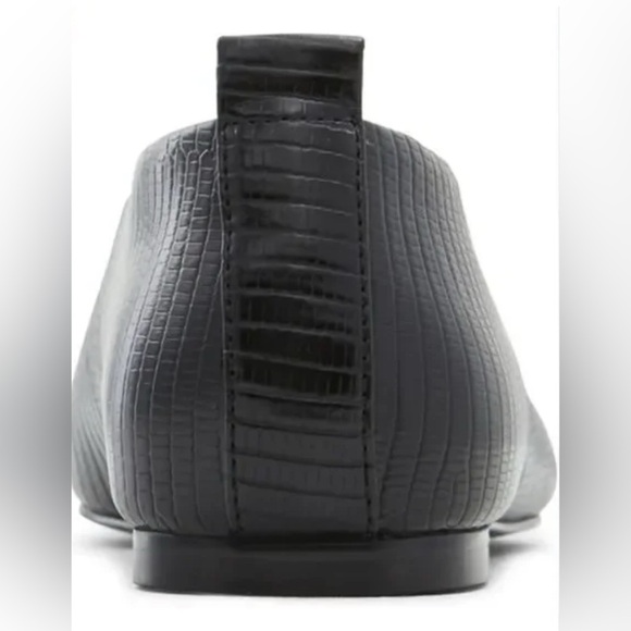 WHO WHAT WEAR Millie Flat Back Ballerina Boat Slip On Leather, Size 6.5 - Picture 5 of 15